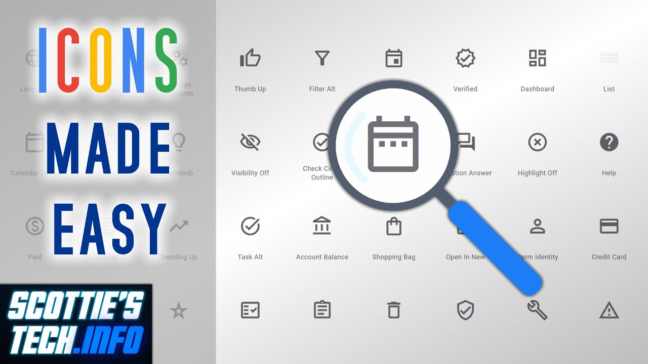 The EASY way to use Material Design Icons