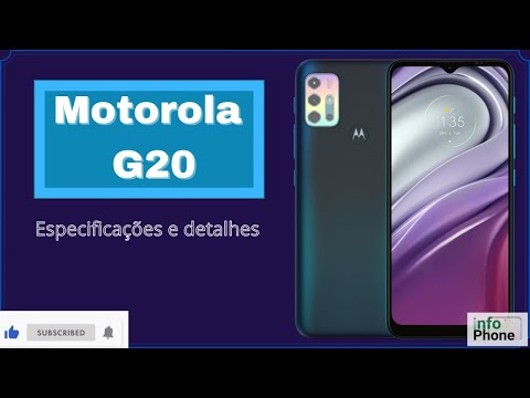 Motorola G20 detalhes especificações / ficha técnica de uma opção de custo beneficio da Motorola