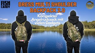Dress Multi Shoulder Backpack 2.0 - Kompakter Angelrucksack mit vielen Gadgets