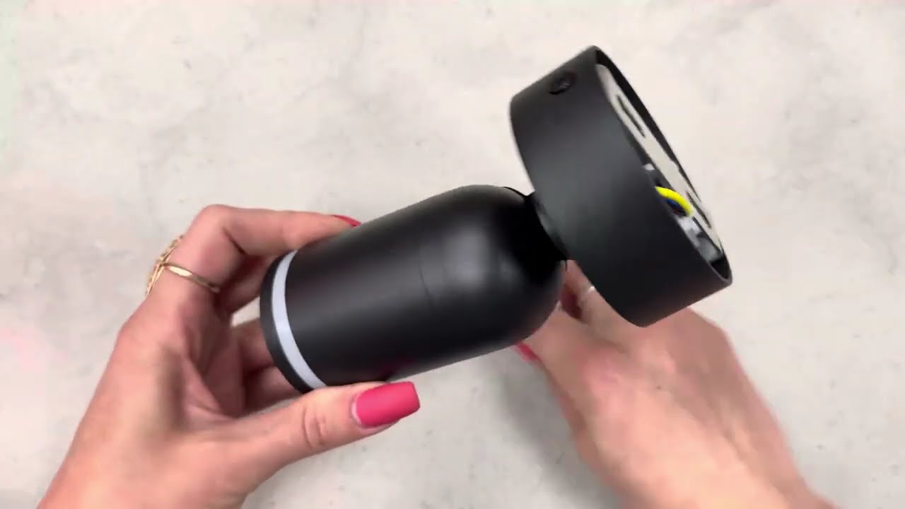 ML316 MR16/G5.3 чорний, поворотний, Ф55*130мм 80205