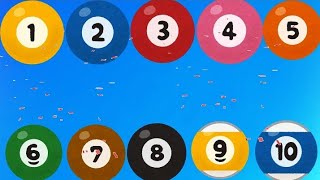 🌈 Count Numbers 1–10 | Number Song For Toddler & Kids | Nursery Rhymes | 123