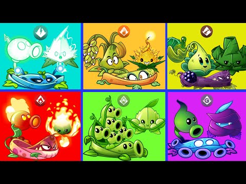 Plants Tournament - Random 6 Team Mint Vine Plants - Who Will Win - PvZ 2 - Team Plant Vs Team Plant