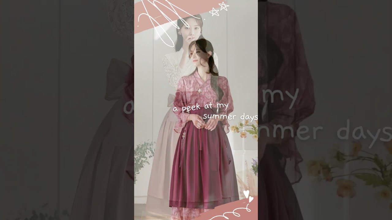 Korean Modern Hanbok Dress #koreanhanbok #koreanfashion #koreanstyle