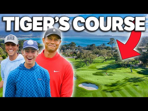 We Played Tiger Wood&#39;s Golf Course At Pebble Beach!