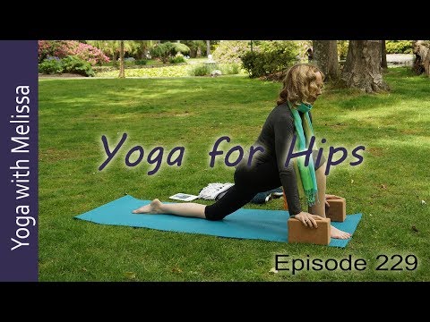 Yoga for Hips, 1 hr Hatha Yoga Class, Dharana:The Eight Limbs of Yoga,Yoga with Dr. Melissa West 229