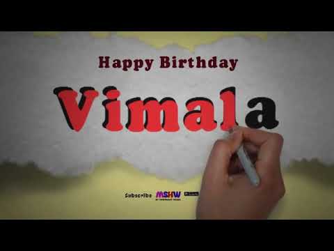 Happy Birthday Vimala | Whatsapp Status Vimala