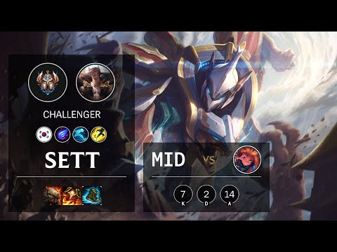 Sett Mid vs Zoe - KR Challenger Patch 10.16