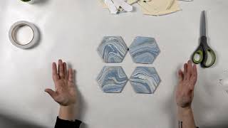 (874) Turn Your Canvas Art Into Coasters! Acrylic Pouring Technique