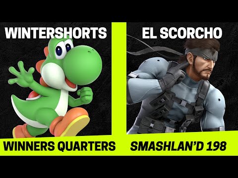 SmashLAN'd 198 Winners Quarters - WinterShorts (Yoshi) vs El Scorcho (Snake) - SSBU Tournament