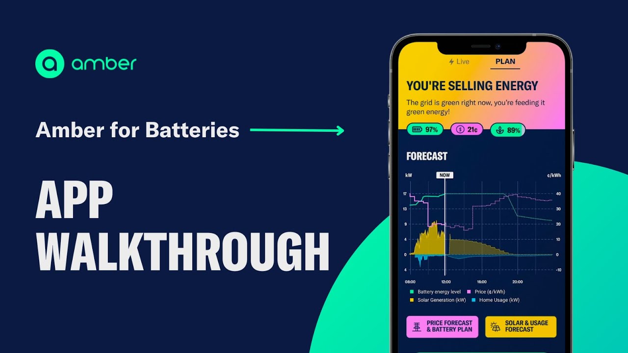 Amber for Batteries - App Walkthrough