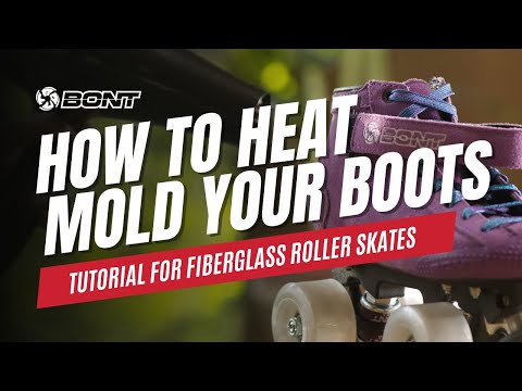 How to Heat Mold Bont Fiberglass Roller Skate Boots