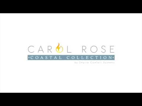 White Mountain Hearth Carol Rose Coastal Collection Linear See-Through 60" Outdoor Fireplace