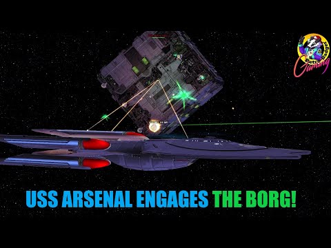 Arsenal Class VS Tactical Cube GLADIATOR Launched - Star Trek Ship Battles - Bridge Commander