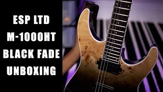 Video thumbnail for ESP LTD Deluxe M-1000HT Black Fade Unboxing by Augmented Andy