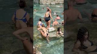 ☀️Magic Of The Cleopatra Pool Pamukkale Turkey -Wonderful Day⛱️ #pamukkale #pool #cleopatra
