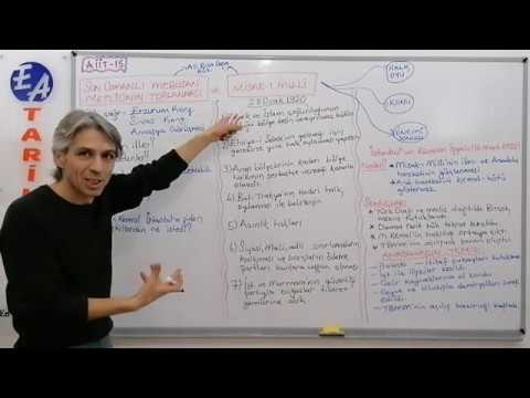 79) İNKILAP TARİHİ 15 - SON OSMANLI MEBUSAN MECLİSİ ve MİSAK- I MİLLİ - ERKAN AYRANCI (2022)