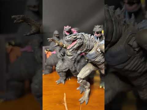 Time to replace some Godzilla figures #actionfigures #monsterverse #monsterfilm #smilingfriends