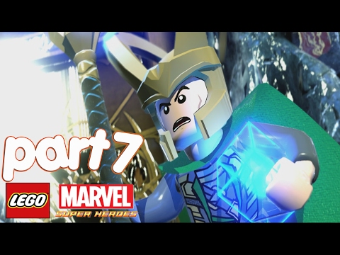 LEGO Marvel Super Heroes Gameplay Walkthrough 100% - Part 7 LOKI & the Destroyer(Bifrosty Reception)