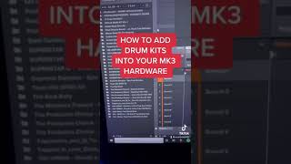 How to Import Drum Kits Into Maschine MK3 #Shorts