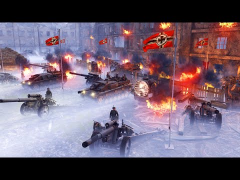 Grueling Stalingrad City Street Defense... - Gates of Hell: New Scorched Earth DLC