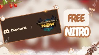 FREE ONE MONTH NITRO - MONSTER HUNT X DISCORD