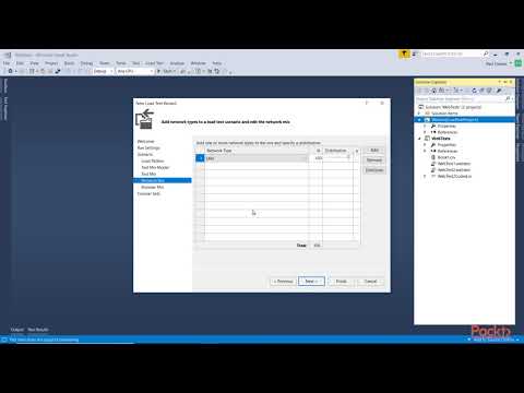 Test Automation Features in TFS Creating and Running a Load Test | packtpub com
