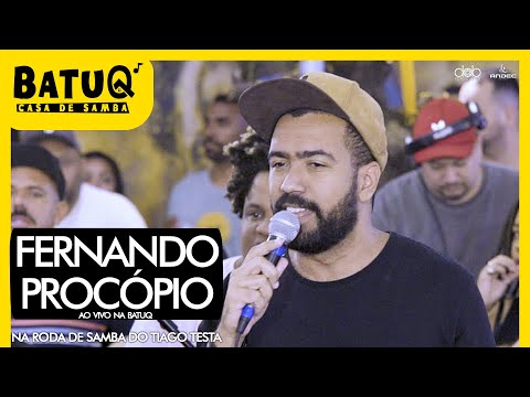 Fernando Procópio na Roda de Samba de Raiz do Tiago Testa Ao vivo Na BatuQ