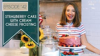 strawberry cake with cream cheese frosting betty crocker