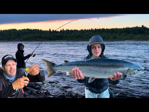 Lyhyet heitot ja kevyet puntit - Lohenkalastusta Tornionjoella - Putkiperhon tuunaus - Spinfluga
