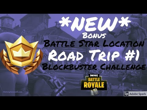 *NEW* Bonus Battle Star Location - Fortnite Season 5 Week 1 Blockbuster Challenge