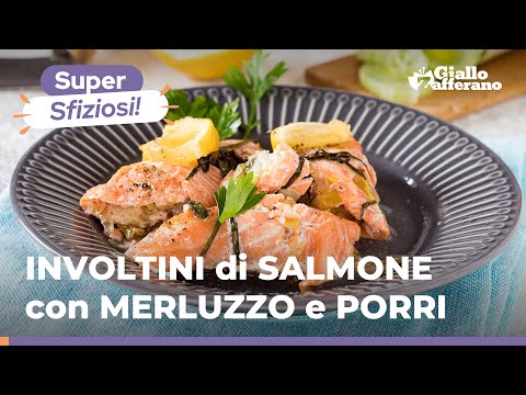 LEEK AND COD STUFFED SALMON ROLLS – Tasty and unusual main course!