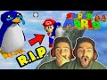 I DROPPED BABY PINGU IN MARIO 64 SUPER MARIO 64 02