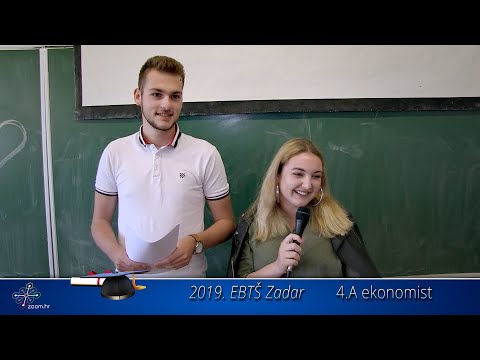 2019 EBTŠ Zadar - Predstavljanje 4.A - Maturalna Zabava