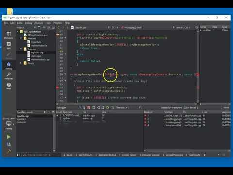 QT - Log File Rotation with qDebug (English)