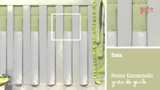 Saia para Berço Reino Encantado Verde | Ref: 52418