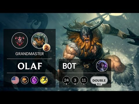 Olaf Bot vs Kai'Sa - NA Grandmaster Patch 9.18