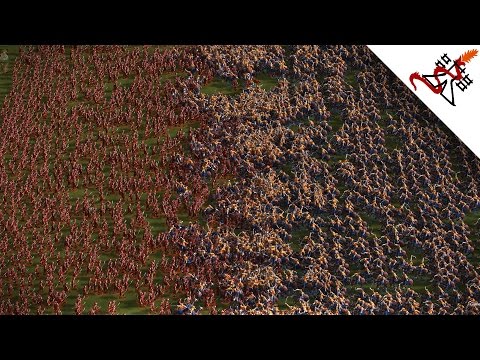 Cossacks 3 - 5000 UNDEAD RAIDERS vs 5000 UNDEAD SWORDSMEN | Halloween MASSIVE BATTLE