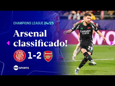 Gols e lances de Girona x Arsenal