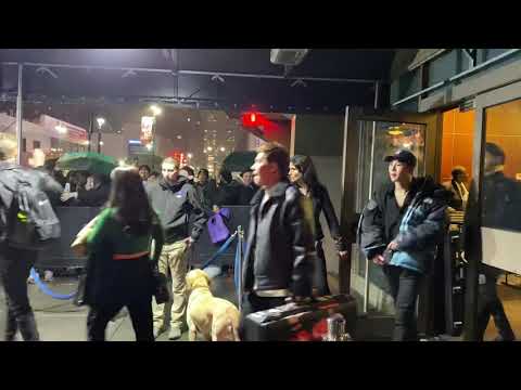 Monsta X leaving Jingle Ball 2019