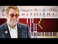 How To Play YOUR SONG by ELTON JOHN on piano