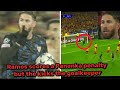 Ramos scores a Panenka penalty but then gets booked for kicking the goalkeeper