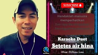 Download lagu SETETES AIR HINA | Karaoke duet cewe cowo | SMULE mp3