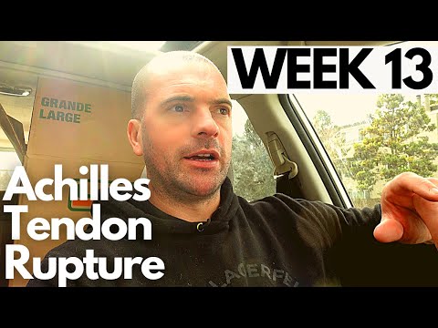Achilles Tendon Rupture Week 13 Quick Update #achillestendonrupture