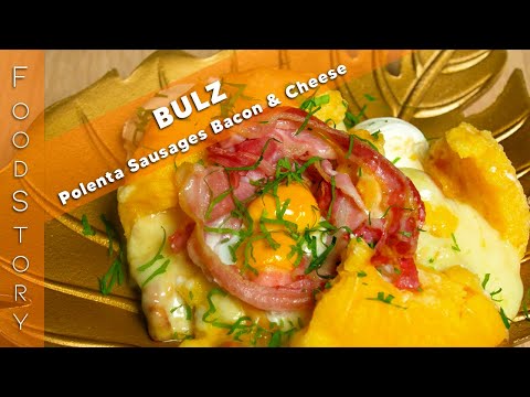 🍲 Bulz Rezept: Polenta, Würstchen, Speck & Käse 🍲