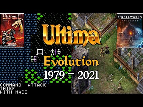 Evolution of Ultima (1979 - 2021) Ultima main series comparison history - retro RPG PC DOS Apple