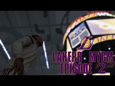 NBA 2K15 PS4 Lakers MyGM - First Game! (EP.2)