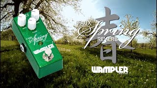 Video thumbnail for Wampler Mini Faux Spring Reverb Pedal now available! by Wampler Pedals