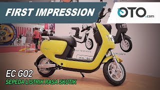 EC-GO2 | First Impression | Sepeda Listrik Rasa Skutik | GIIAS 2019 | OTO.com