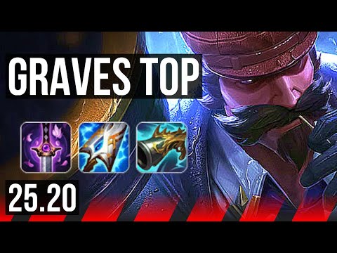 GRAVES vs NOCTURNE (TOP) | 45k DMG | KR Diamond | 25.20
