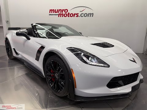 2015 Chevrolet Corvette 2dr Z06 Conv w/3LZ in White for sale at Munro Motors in Brantford, ON